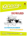 HOWARD Schwergrubber – Rotagrubber Montageanleitung &  Bild Bedienungsanleitung & Wartungsanleitung & Bild- Ersatzteilliste & Explosionszeichnungen - annoligno 439